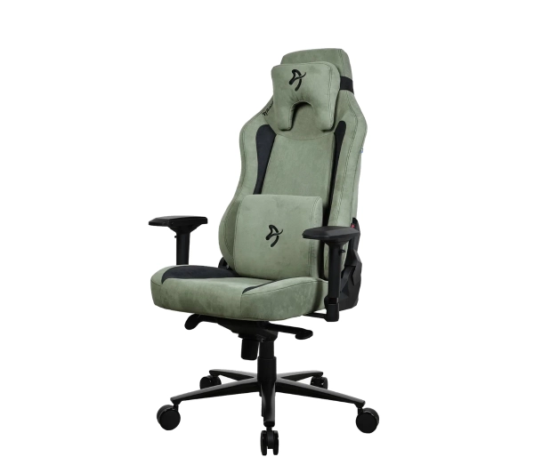 Arozzi Vernazza Supersoft Forest Green Gamingowy do 145kg Tkanina Zielony