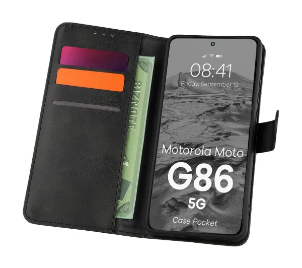 Bizon Pocket do Motorola Moto G86 Power 5G Czarny