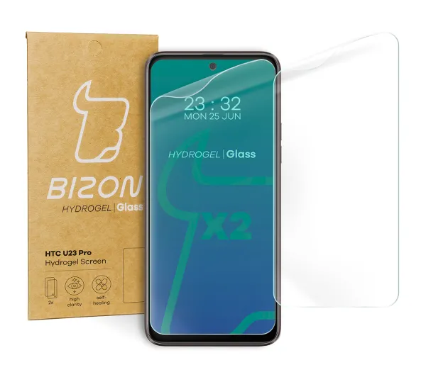 Bizon na ekran Hydrogel Front Duo do HTC U23 Pro 2 sztuki