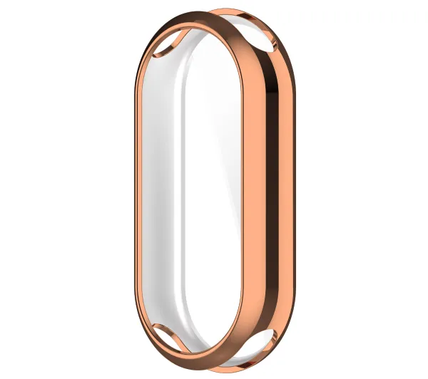 Bizon Case Watch Felipe do Xiaomi Mi Smart Band 8 Różowozłoty