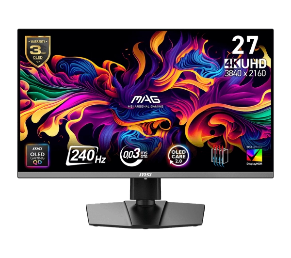 MSI MAG 272UP QD-OLED X24  27" 4K 240Hz 0,03ms Gamingowy