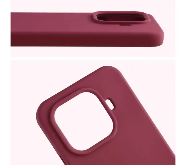 Bizon Soft Case do Xiaomi 15T Pro Ciemnofioletowy