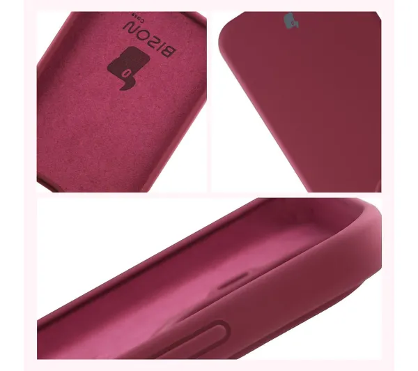 Bizon Soft Case do Xiaomi 15T Pro Ciemnofioletowy