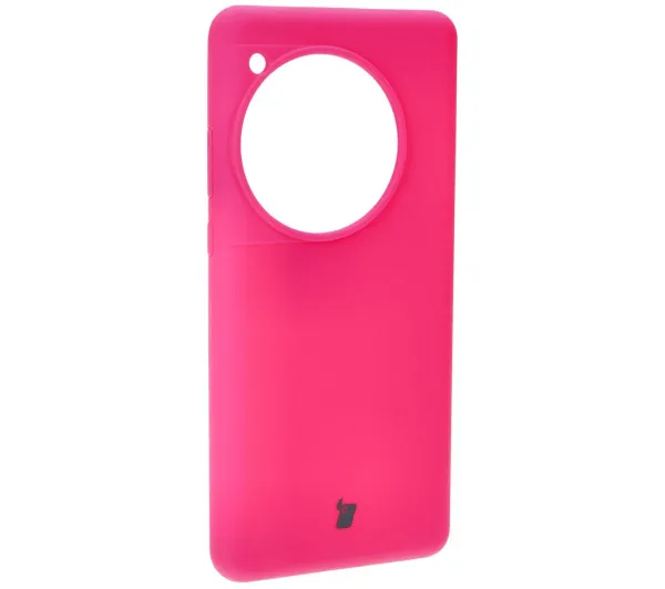 Bizon Bizon Soft Case do OnePlus 12 Neonowy-różowy