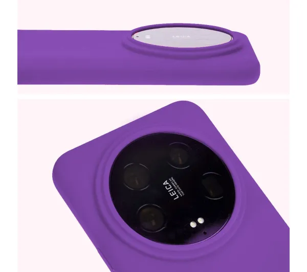 Bizon Soft Case do Xiaomi 14 Ultra Fioletowy