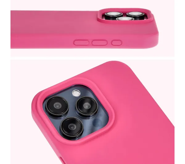 Bizon Soft Case do Apple iPhone 15 Pro Max Fuksjowy