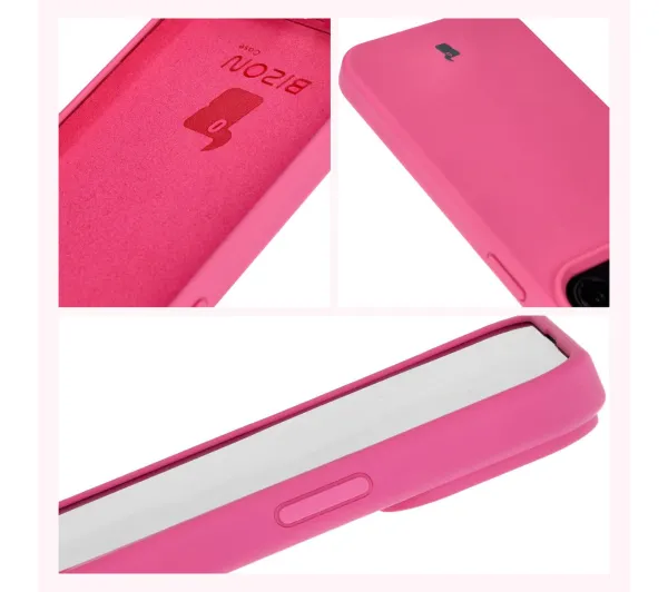 Bizon Soft Case do Apple iPhone 15 Pro Max Fuksjowy