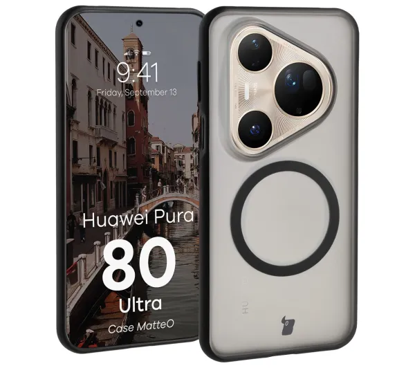 Bizon MatteO do Huawei Pura 80 Ultra Przydymione-czarny