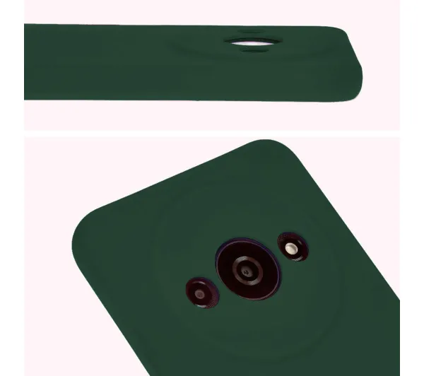 Bizon Soft Case do Xiaomi Redmi A3 4G Ciemnozielony