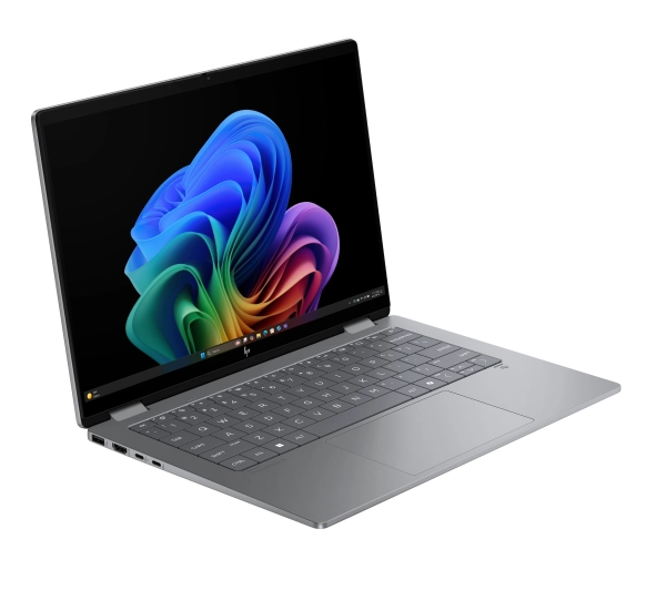 HP OmniBook X Flip 14-fk0219nw OLED 14" Ryzen AI 5 340 16GB RAM 1TB Dysk SSD Win11 Srebrny Funkcje AI - Kup na Raty - RRSO 0%