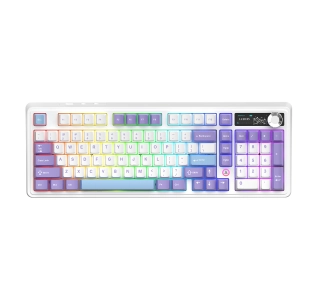 Ajazz AK980 V2 Gift Switch V2 Biało-Fioletowy - Kup na Raty - RRSO 0%