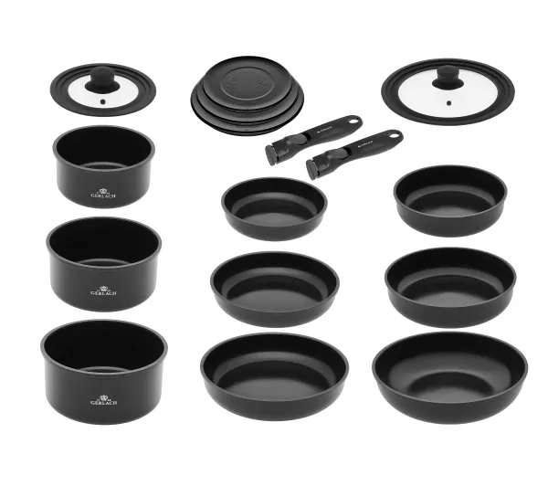 Garnki - Gerlach Smart Indukcja Aluminium 16 elementów