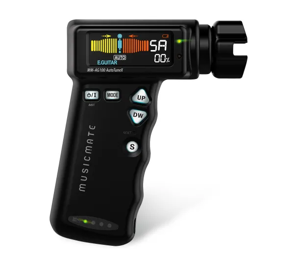 Musicmate MM-AG100 AutoTuneX Tuner gitarowy i nawijarka 2w1