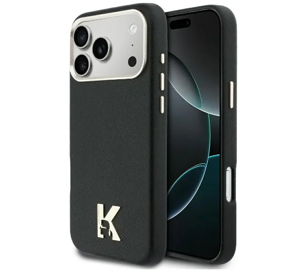 Karl Lagerfeld Karl Head Logo MagSafe do iPhone 17 Pro Max Czarny