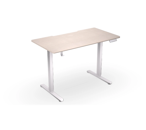 Biurka gamingowe - Endorfy Atlas S Electric Light Wood 114cm Regulacja wysokości Jasne drewno