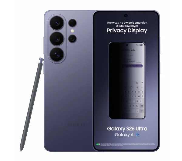 Samsung Galaxy S26 Ultra 12/512GB 6,9" 120Hz 200Mpix Fioletowy
