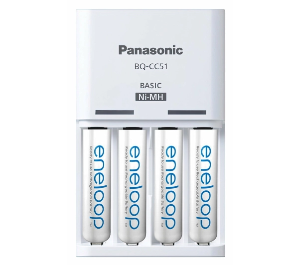 Panasonic Eneloop Basic BQ-CC51 + 4x  AA 2000mAh