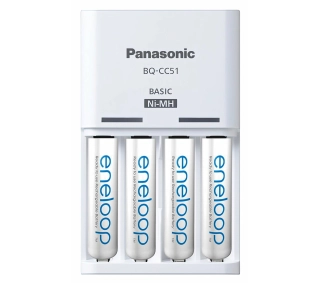 Panasonic Eneloop Basic BQ-CC51 + 4x AA 2000mAh