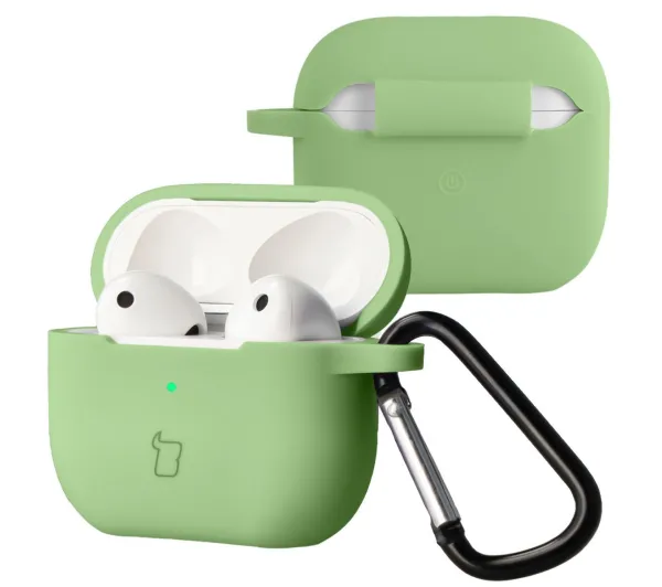 Bizon Case Headphone Silicone do AirPods 3 Zielony
