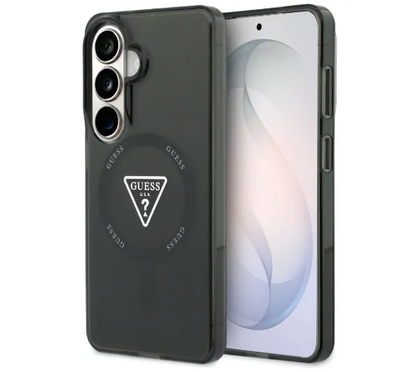 Guess IML Gradient Triangle MagSafe do Galaxy S26 Czarny