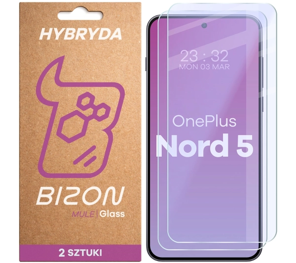Bizon elastyczne Glass Mule Duo do OnePlus Nord 5 2 sztuki