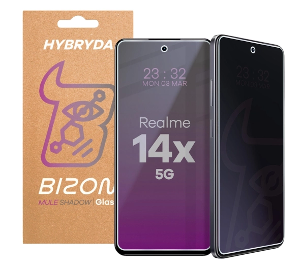 Bizon prywatyzujące Glass Mule Shadow do Realme 14x 5G