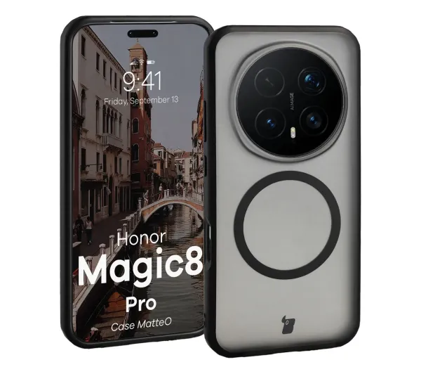 Bizon MatteO do Honor Magic8 Pro Czarny