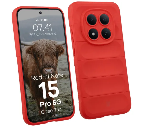 Bizon Tur do Xiaomi Redmi Note 15 Pro 5G Czerwony