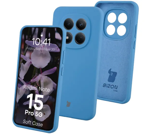 Bizon Soft do Xiaomi Redmi Note 15 Pro 5G Niebieski