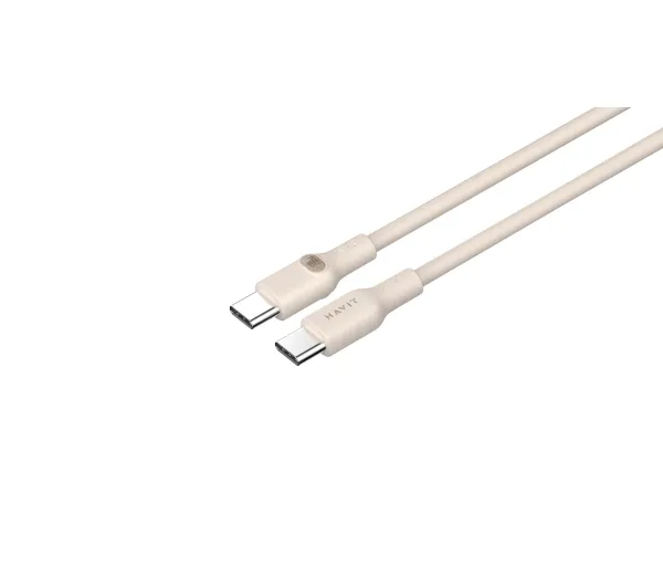 Havit CB6284 USB-C do USB-C 100W 2m Beżowy