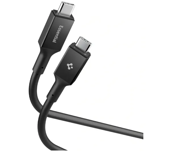 Kabel USB-C - USB-C SPIGEN EB24012CC Essential 240W 1.2 m Czarny