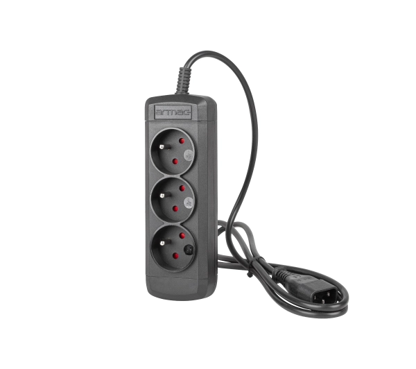 Armac ARCOLOR3 3 gniazda 0,6m Czarny