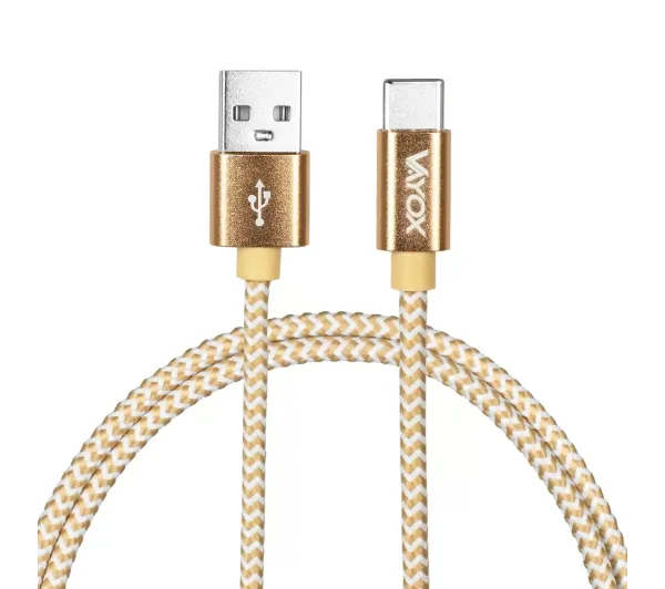 Vayox VA0190 USB-A do USB-C 2m Złoty