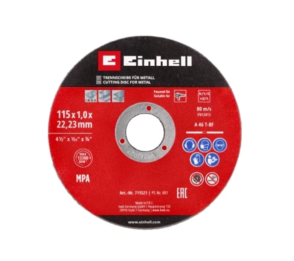 Tarcza do cięcia EINHELL 49711521 115 mm (5 szt.)