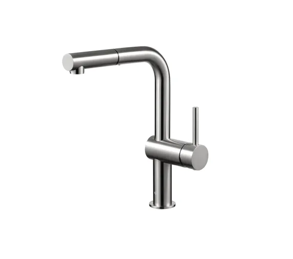 Baterie kuchenne - KFA Armatura Duero Edge 6623-510-22 Inox Stal szlachetna