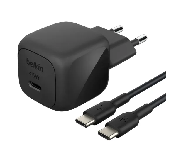 Belkin BoostCharge PD 3.1 USB-C 45W Czarny + kabel USB-C 1m