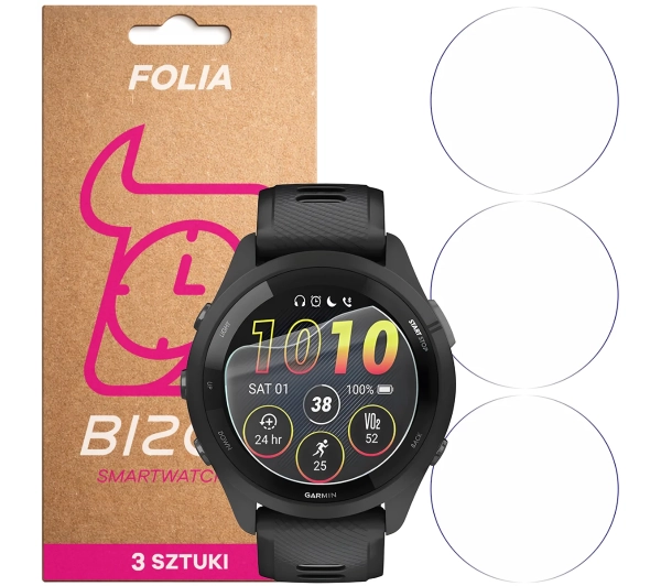 Bizon Watch Film HydroFlex do Garmin Forerunner 265