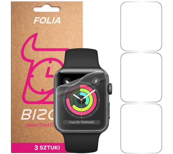 Bizon Watch Film HydroFlex do Apple Watch 3 / 2 / 1 42 mm