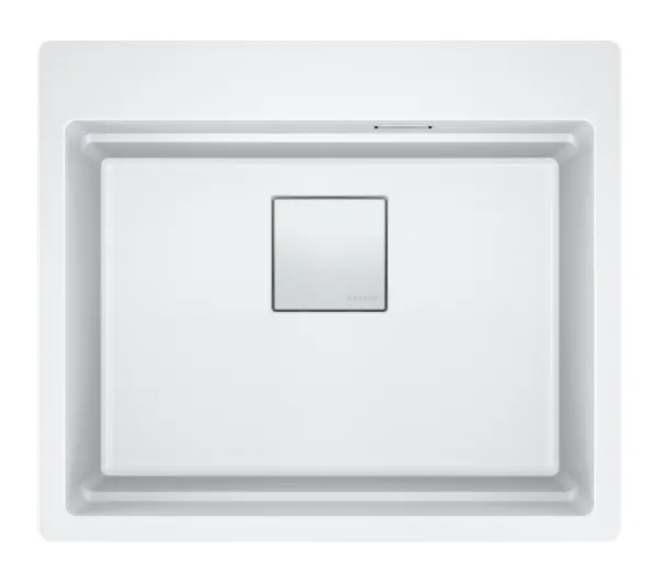 Zlewozmywaki kuchenne - Franke Kanon KNG PRO 610-53 Granitowy Biały polarny