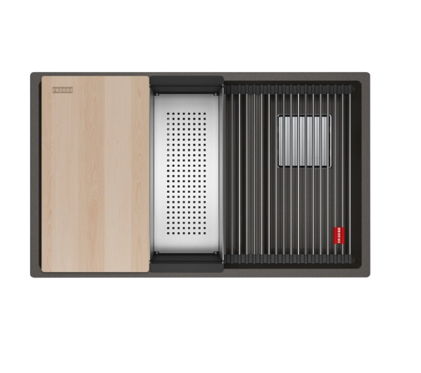 Zlewozmywaki kuchenne - Franke Kanon KNG PRO 160-46-21 Granitowy Łupkowy szary