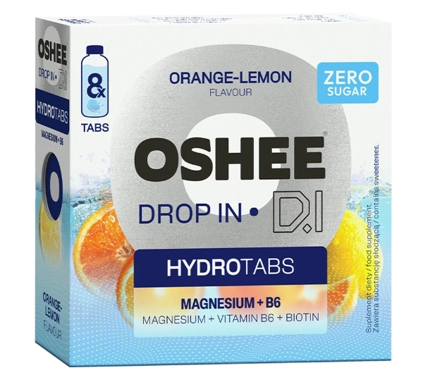 OSHEE Drop in Magnez + B6 Cytryna Pomarańcza 8szt.