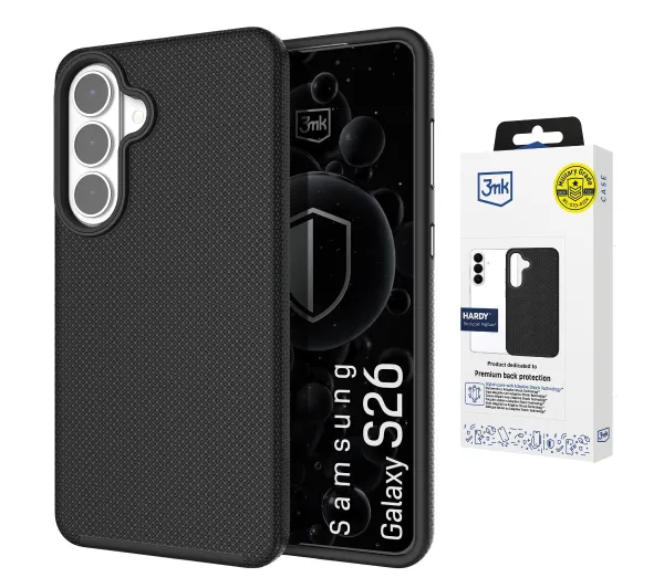 3mk Hardy Shockproof MagCase do Galaxy S26 Czarny
