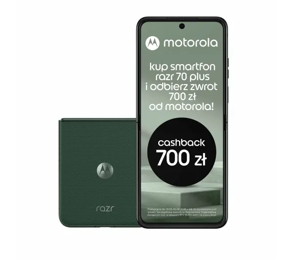 Motorola razr 70 Plus 12/512GB 6,9" 165Hz 50Mpix Zielony