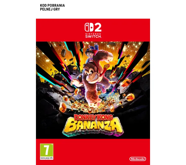 Donkey Kong Bananza Gra na Nintendo Switch 2 [Bon Aktywacyjny]