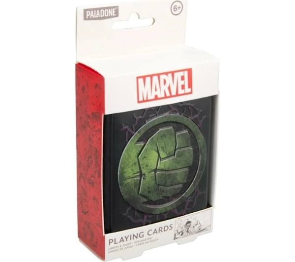 Paladone Marvel Hulk Playing Cards w Metalowej Puszce