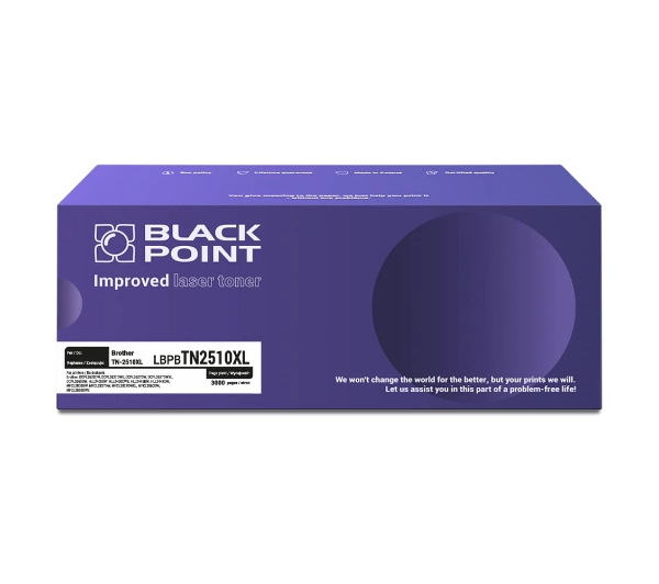 Black Point LBPBTN2510XL (zamiennik TN-2510XL) Czarny