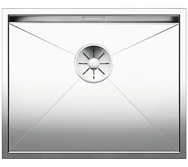 Zlewozmywaki kuchenne - Blanco ZEROX 500-U 521589 Stalowy Srebrny