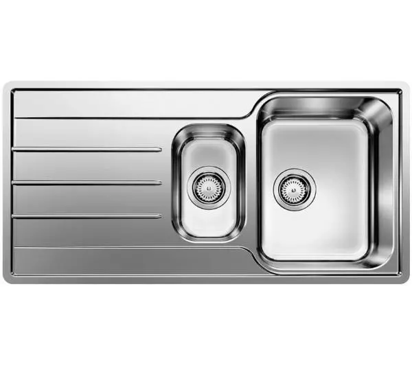 Zlewozmywaki kuchenne - Blanco LEMIS 6 S-IF 523032 Stalowy Srebrny