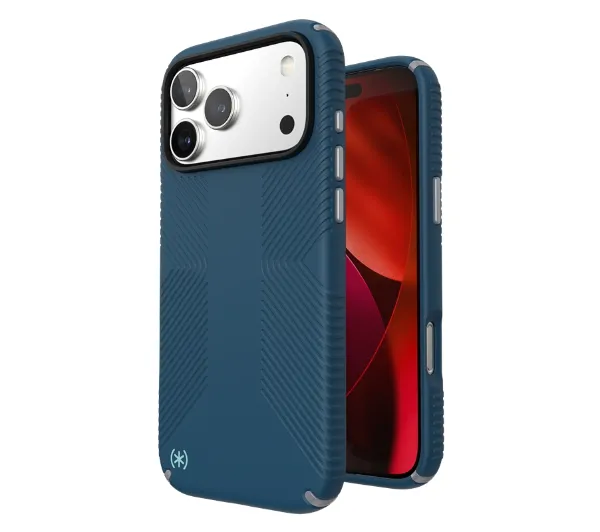 Etui Speck Presidio2 Grip do iPhone 17 Pro Max MagSafe Wytrzymałe Blue