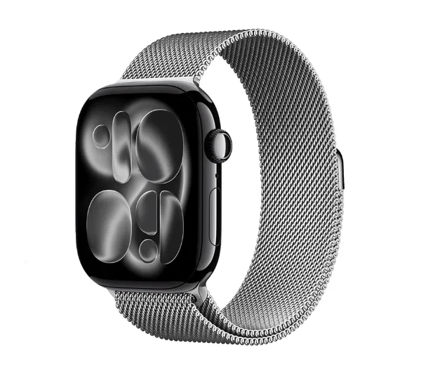 Crong Milano Steel do Apple Watch 38/40/41/42mm Srebrny